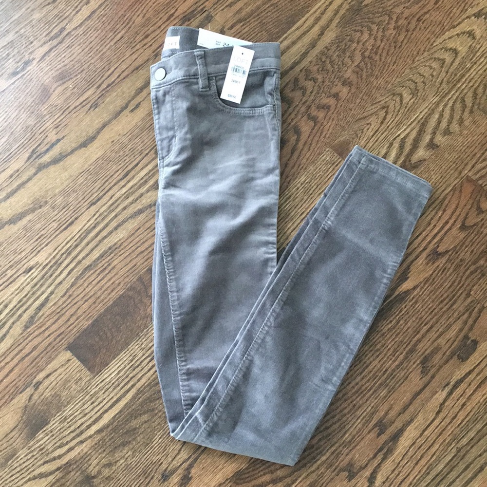 LOFT Modern Skinny Tall Corduroy Pants 00Tall NWT